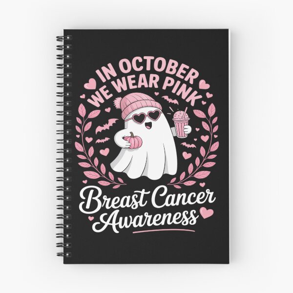 Item preview, In October We Boo Wear Pink Breast Cancer Awareness Halloween designed and sold by Rackaam.