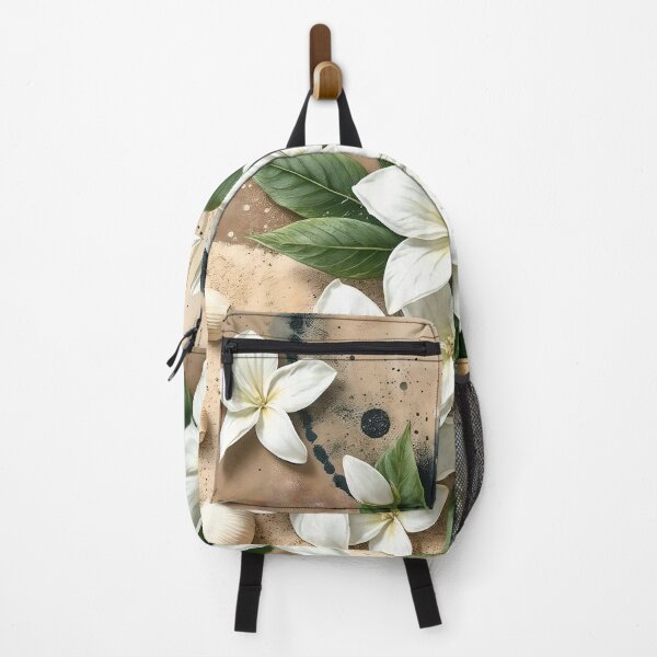 Item preview, Jasmine Flowers, Abstract Coastal Zen Artwork designed and sold by SolaoLab.
