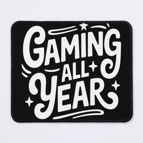 Item preview, Gaming All Year Video Game New Years Resolution Gamer designed and sold by FluoroWave.