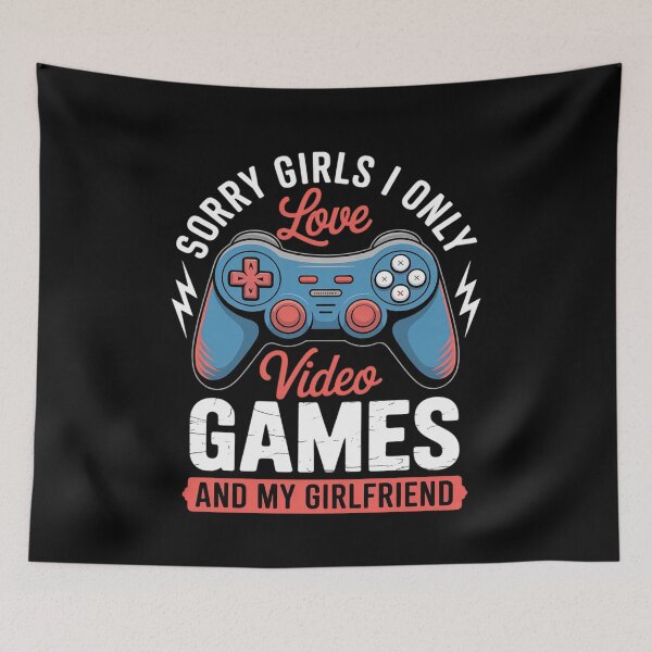 Item preview, Gamer Priorities – Video Games and Girlfriend designed and sold by FluoroWave.