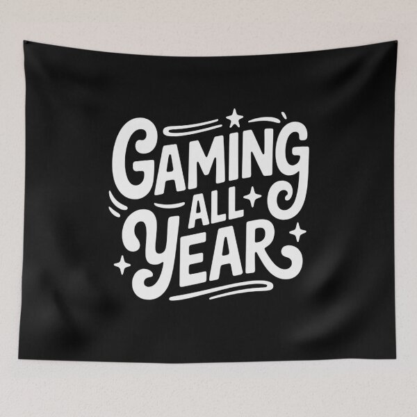 Item preview, Gaming All Year Video Game New Years Resolution Gamer designed and sold by FluoroWave.