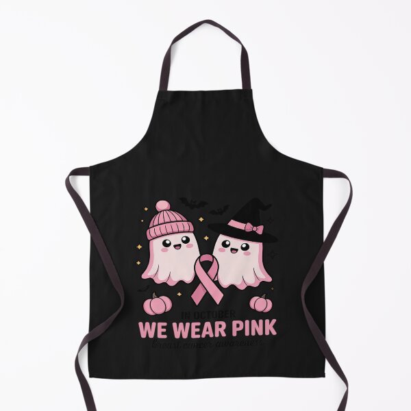 Item preview, in October We Wear Pink Cute Ghost Breast Cancer Awareness designed and sold by Rackaam.
