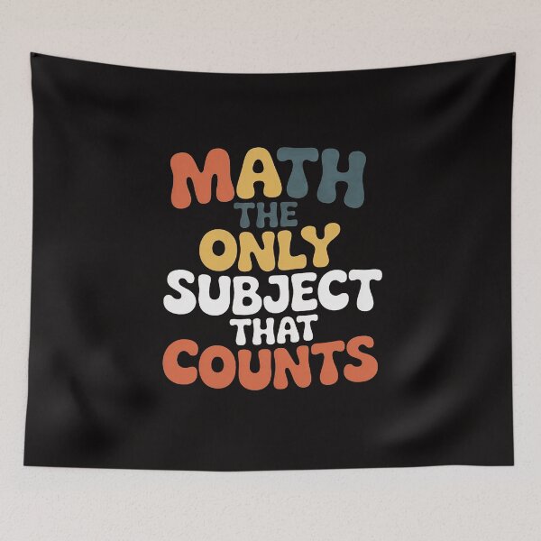 Item preview, Math Is The Only Subject That Counts Math Teacher designed and sold by ForestMmost.