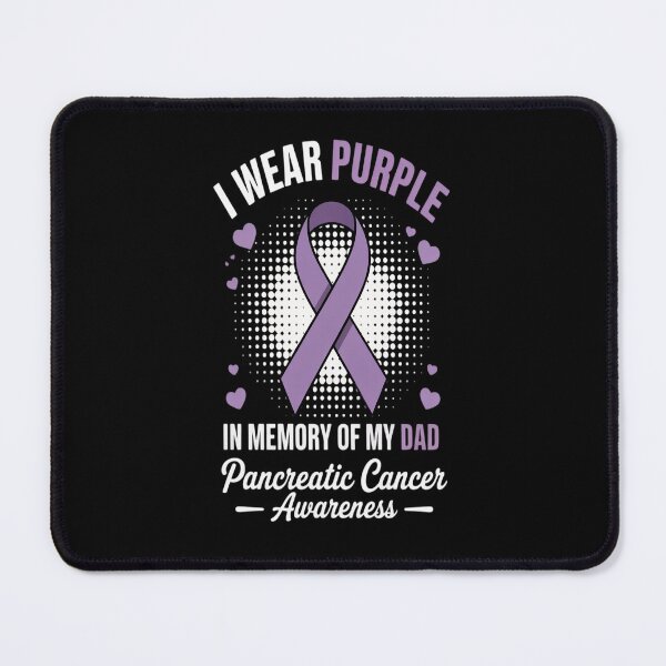 Item preview, I Wear Purple In Memory Of Dad Pancreatic Cancer Awareness designed and sold by catsdothingz.