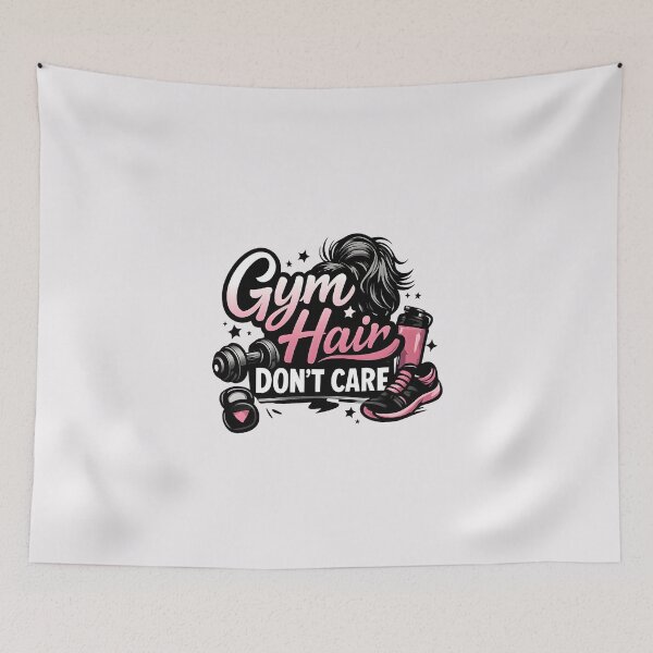 Item preview, Gym Hair Don’t Care designed and sold by musthavewords.
