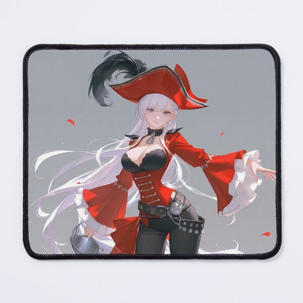 Item preview, Anime Scarlet Captain Belfast Azur Lane Red Pirate Elegance designed and sold by Tokyonomad.
