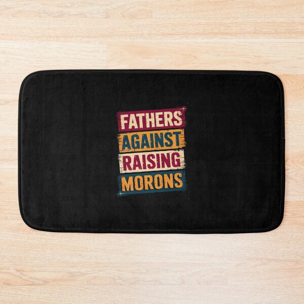 Item preview, Mens Fathers Against Raising Morons Funny Dad Joke Father's Day  designed and sold by RsFilsingerArt.