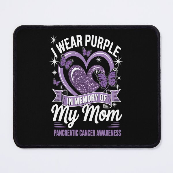 Item preview, I Wear Purple In Memory Of My Mom Pancreatic Cancer Ribbon designed and sold by catsdothingz.