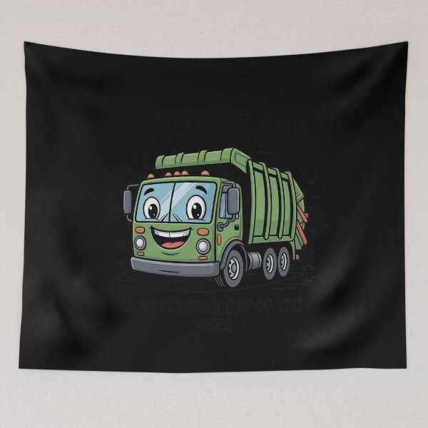 Item preview, Garbage Day is Favorite Trash Truck Toddlers designed and sold by FluoroWave.