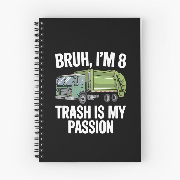 Item preview, Garbage Truck Bruh I'm 8 Year Old 8th Birthday designed and sold by FluoroWave.
