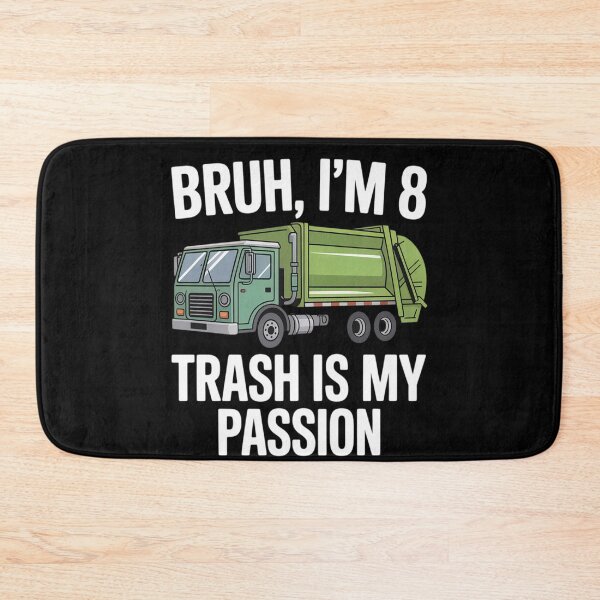 Item preview, Garbage Truck Bruh I'm 8 Year Old 8th Birthday designed and sold by FluoroWave.