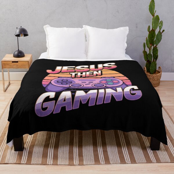 Item preview, Jesus Then Gaming Gamer Christian Boys Video Game Controller 1 designed and sold by RoyTill0Art.