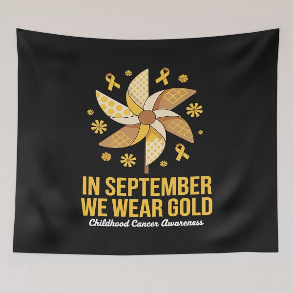 Item preview, in September We Wear Gold Childhood Cancer Awareness Kids designed and sold by Rackaam.