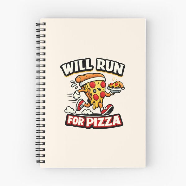 Item preview, Will Run for Pizza designed and sold by musthavewords.