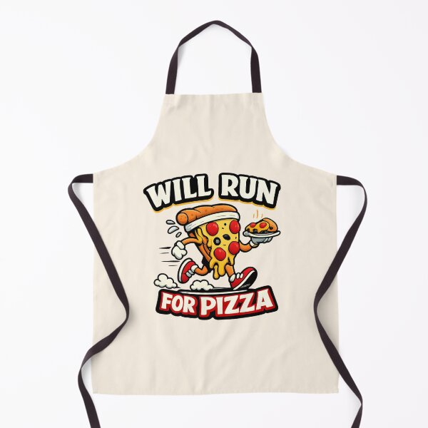 Item preview, Will Run for Pizza designed and sold by musthavewords.