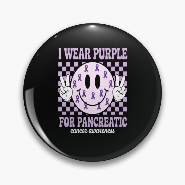 Item preview, I Wear Purple Pancreatic Cancer Awareness designed and sold by catsdothingz.