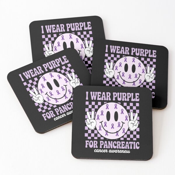 Item preview, I Wear Purple Pancreatic Cancer Awareness designed and sold by catsdothingz.