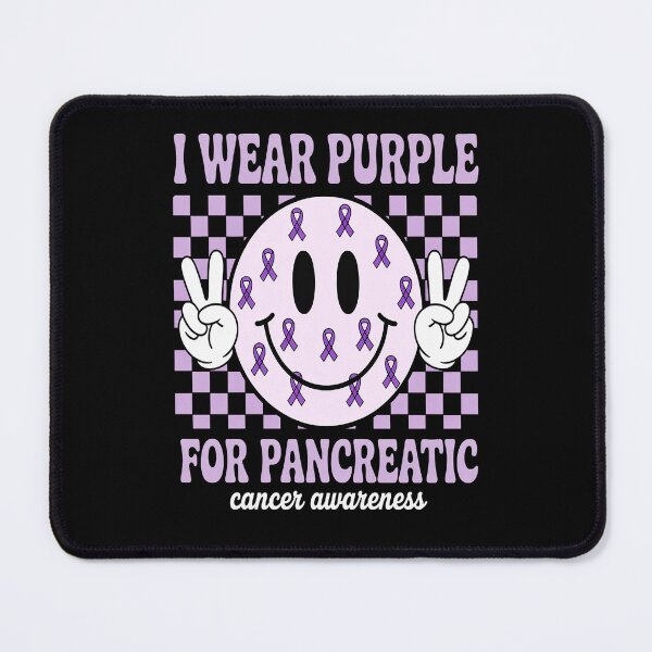 Item preview, I Wear Purple Pancreatic Cancer Awareness designed and sold by catsdothingz.