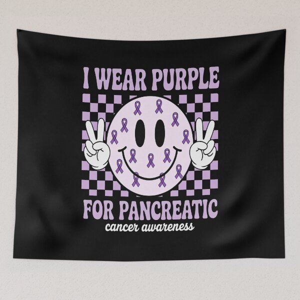 Item preview, I Wear Purple Pancreatic Cancer Awareness designed and sold by catsdothingz.