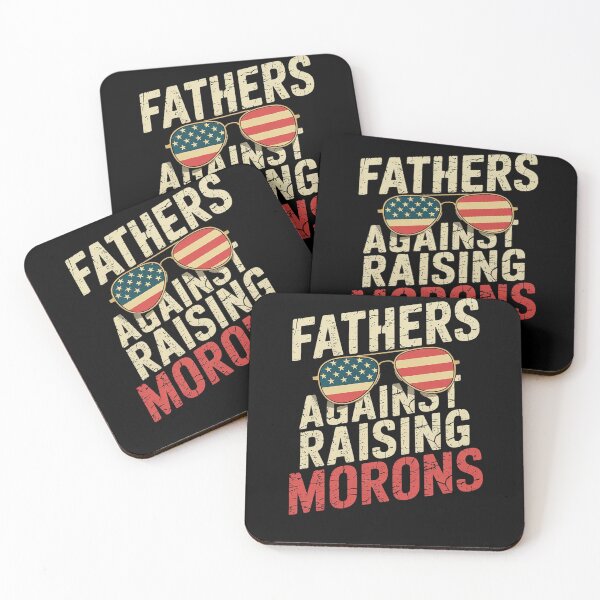 Item preview, Mens Fathers Against Raising Morons Patriotic Dad Humor Dad Joke5  designed and sold by RsFilsingerArt.