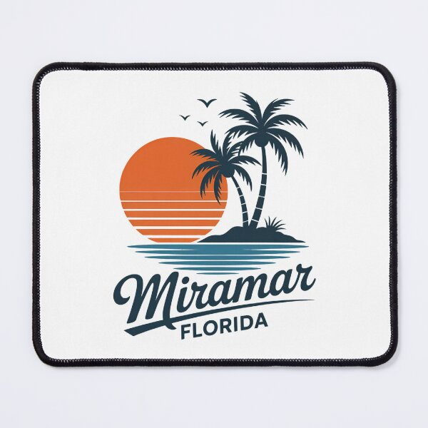 Item preview, Miramar Florida FL Beach City designed and sold by IdunayaStore.