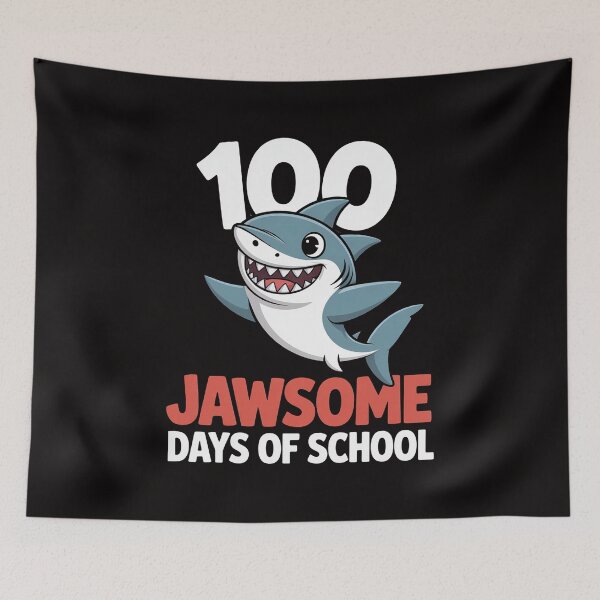 Item preview, Jawsome Shark 100 Days Of School Teacher Boy Girl Gift designed and sold by ForestMmost.