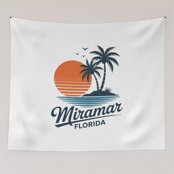 Item preview, Miramar Florida FL Beach City designed and sold by IdunayaStore.