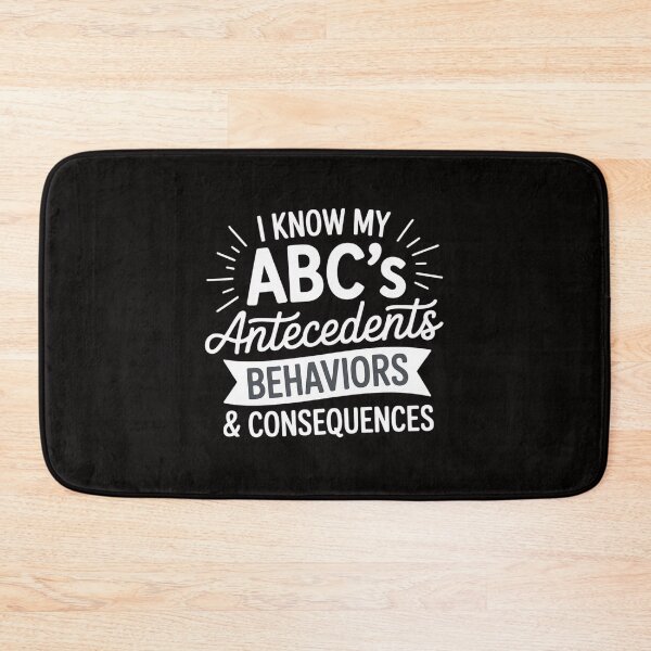 Item preview, I Know My ABC's Behavior Analyst Therapist Psychologist designed and sold by ForestMmost.