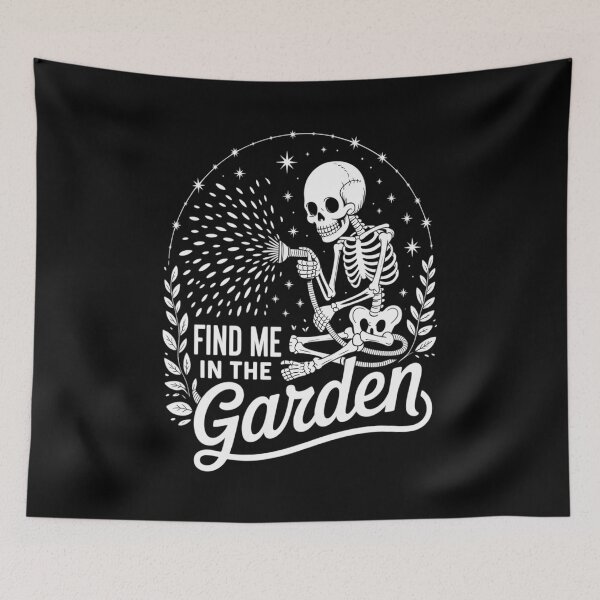 Item preview, Garden Skeleton with Hose Watering Plants Outdoor Gardening designed and sold by FluoroWave.