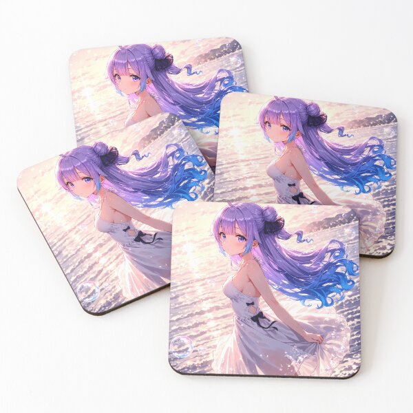 Item preview, Anime Unicorn Azur Lane Girl Gazing at Sparkling Sea Horizon designed and sold by Tokyonomad.