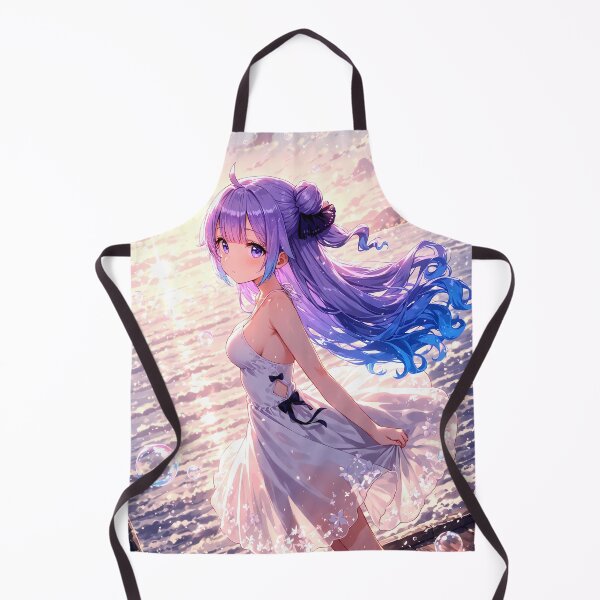 Item preview, Anime Unicorn Azur Lane Girl Gazing at Sparkling Sea Horizon designed and sold by Tokyonomad.