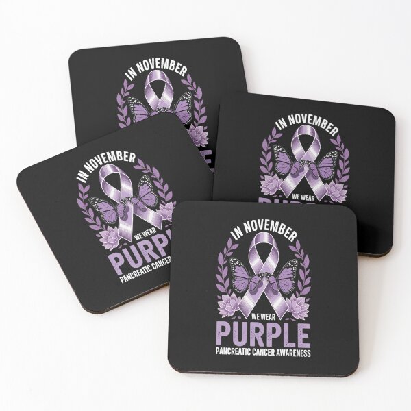 Item preview, In November We Wear Purple Pancreatic Cancer Awareness Month designed and sold by catsdothingz.