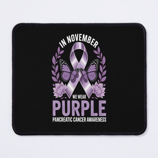 Item preview, In November We Wear Purple Pancreatic Cancer Awareness Month designed and sold by catsdothingz.