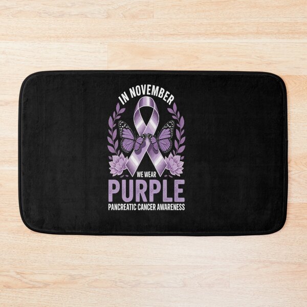 Item preview, In November We Wear Purple Pancreatic Cancer Awareness Month designed and sold by catsdothingz.