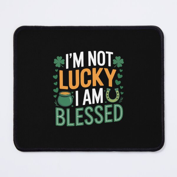 Item preview, Christian Jesus St Patricks Day I'm Not Lucky I'm Blessed designed and sold by EllenJast.