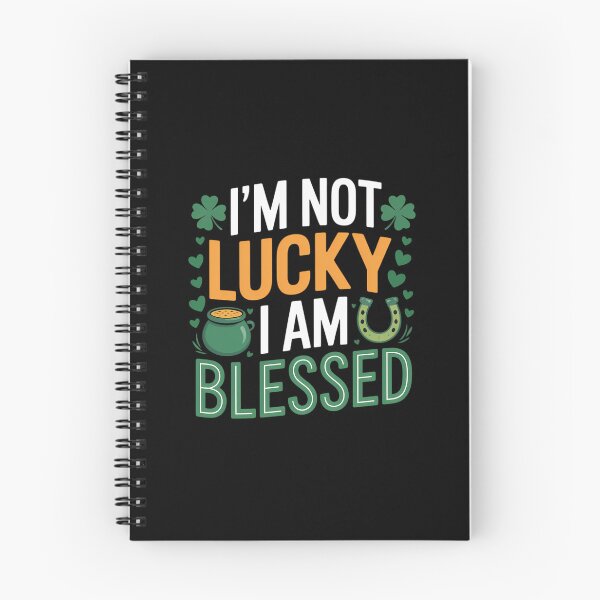 Item preview, Christian Jesus St Patricks Day I'm Not Lucky I'm Blessed designed and sold by EllenJast.