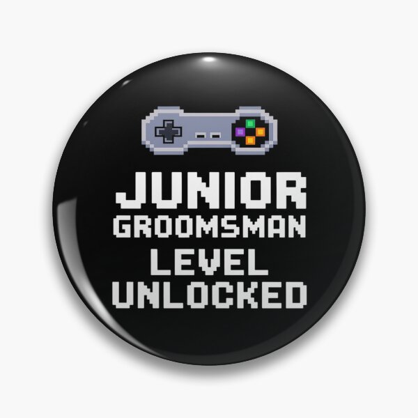 Item preview, Junior Groomsman Level Unlocked Wedding Party Video Gamer  designed and sold by RoyTill0Art.