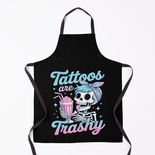 Item preview, Ink Tattoo Quote Tattoos Are Trashy Sarcastic Skeleton Rose designed and sold by Rackaam.