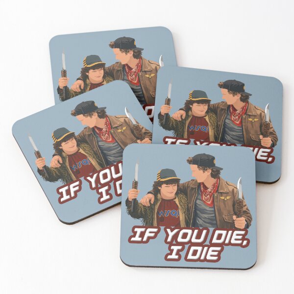 Item preview, "If you die, I die" (Dustin & Steve) - S Things Season 5  designed and sold by HardDraw.