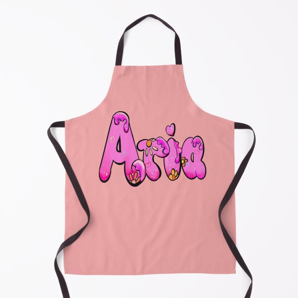 Item preview, Aria personalized women and girls name customized with preppy pink drip designed and sold by Artonmytee.