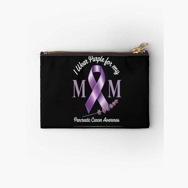 Item preview, Mom Cancer Warrior Purple Ribbon Pancreatic Cancer Awareness designed and sold by catsdothingz.
