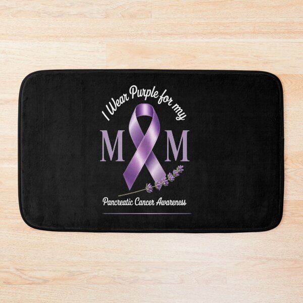 Item preview, Mom Cancer Warrior Purple Ribbon Pancreatic Cancer Awareness designed and sold by catsdothingz.
