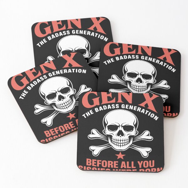 Item preview, Gen X Badass Generation Before Sissies were Born Skeleton designed and sold by FluoroWave.