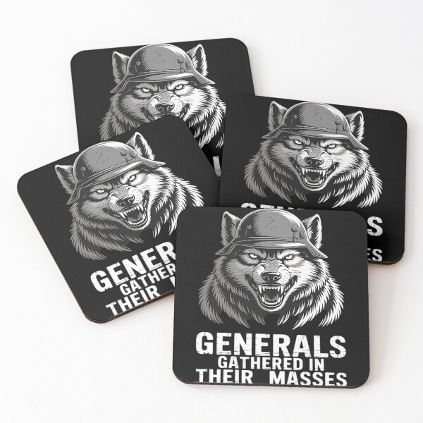 Item preview, Generals Gathered in Their Masses Wolf Soldier designed and sold by FluoroWave.