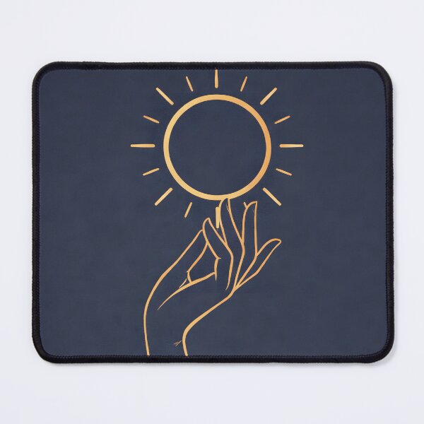 Item preview, Golden Hand Holding the Sun | Minimal Line Art Phone Case designed and sold by ChubbyGoong.