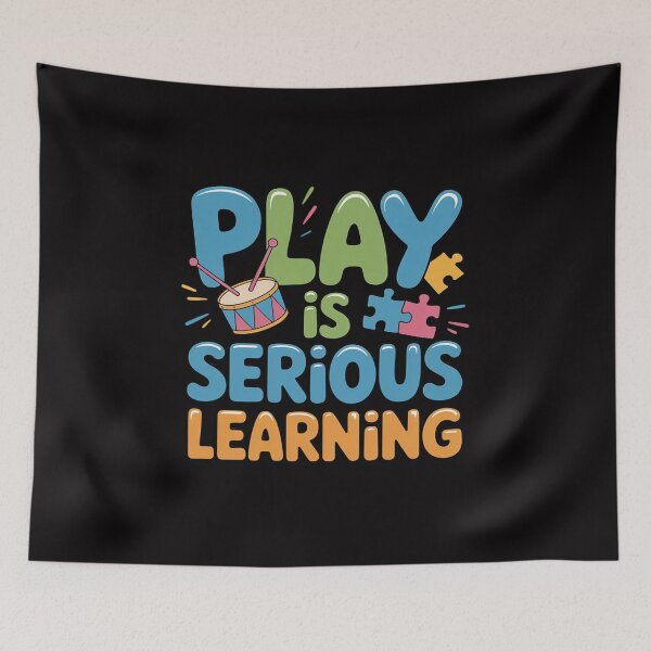 Item preview, Play Is Serious Learning Daycare Preschool Teacher designed and sold by demarioTTS.