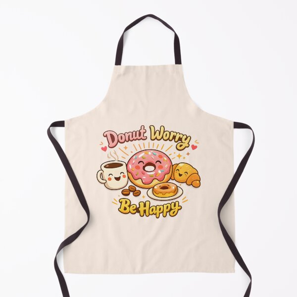 Item preview, Donut Worry, Be Happy designed and sold by musthavewords.
