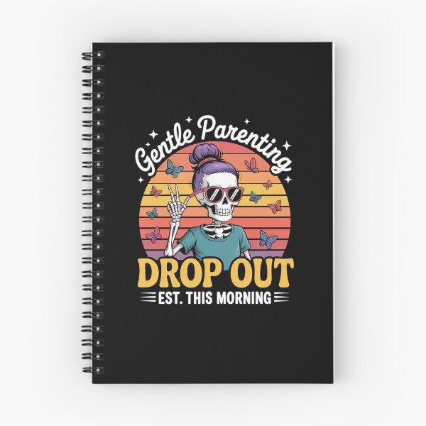 Item preview, Gentle Parenting Drop Out Skeleton Retro Tee designed and sold by FluoroWave.
