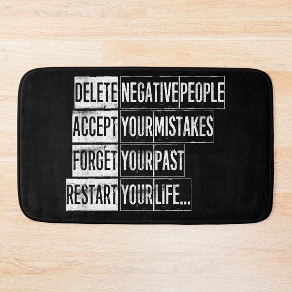 Item preview, Reset Mode Motivation Quote - Delete Accept Forget Restart designed and sold by Stotee.