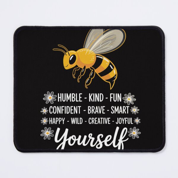 Item preview, Bee Happy Kind Brave Humble Smart Positive Bumblebee designed and sold by demarioTTS.